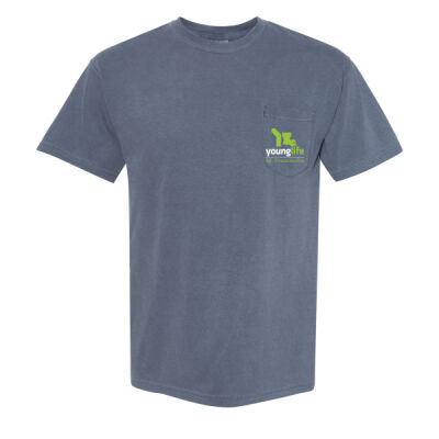 Young Life St. Francisville 20 Years - Unisex Garment-Dyed Heavyweight Pocket T-Shirt Thumbnail
