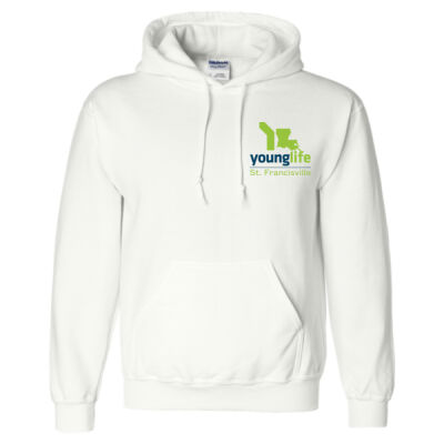 Young Life St. Francisville 20 Years  - Unisex DryBlend® Hooded Sweatshirt Thumbnail