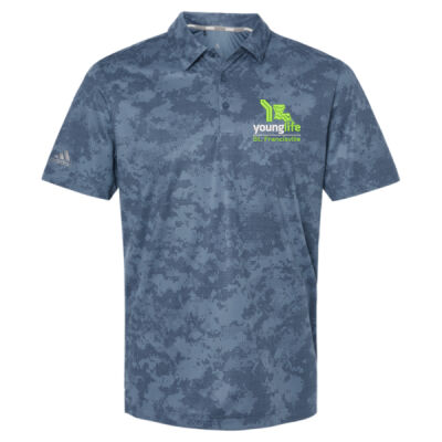 Young Life St. Francisville  - Men's All Over Camo Print Polo Thumbnail