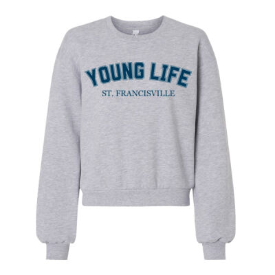 Young Life St. Francisville - Women's ReFlex Fleece Crewneck Sweatshirt Thumbnail